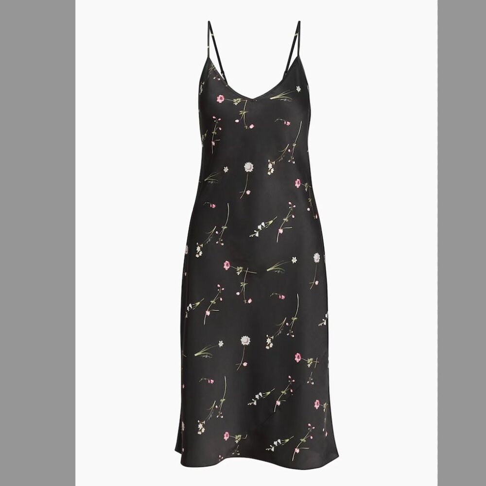 Wilfred  Only Satin Slip Midi Dress - NWT